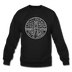 Delaware Sweatshirt - State Design Delaware Crewneck Sweatshirt - black