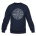 Delaware Sweatshirt - State Design Delaware Crewneck Sweatshirt - navy