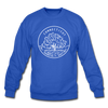 Connecticut Sweatshirt - State Design Connecticut Crewneck Sweatshirt - royal blue