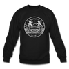 Hawaii Sweatshirt - State Design Hawaii Crewneck Sweatshirt - black