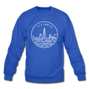 Illinois Sweatshirt - State Design Illinois Crewneck Sweatshirt - royal blue