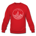 Illinois Sweatshirt - State Design Illinois Crewneck Sweatshirt - red