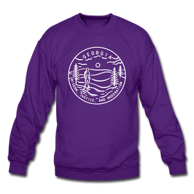 Georgia Sweatshirt - State Design Georgia Crewneck Sweatshirt