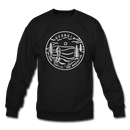 Georgia Sweatshirt - State Design Georgia Crewneck Sweatshirt - black