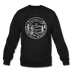 Georgia Sweatshirt - State Design Georgia Crewneck Sweatshirt - black