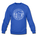 Georgia Sweatshirt - State Design Georgia Crewneck Sweatshirt - royal blue