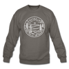 Georgia Sweatshirt - State Design Georgia Crewneck Sweatshirt - asphalt gray