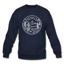 Georgia Sweatshirt - State Design Georgia Crewneck Sweatshirt - navy