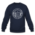 Georgia Sweatshirt - State Design Georgia Crewneck Sweatshirt - navy