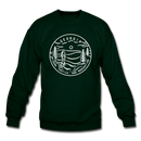 Georgia Sweatshirt - State Design Georgia Crewneck Sweatshirt - forest green