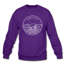 Kentucky Sweatshirt - State Design Kentucky Crewneck Sweatshirt - purple