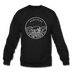 Kentucky Sweatshirt - State Design Kentucky Crewneck Sweatshirt - black