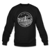 Michigan Sweatshirt - State Design Michigan Crewneck Sweatshirt - black
