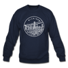 Michigan Sweatshirt - State Design Michigan Crewneck Sweatshirt - navy