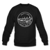 Maryland Sweatshirt - State Design Maryland Crewneck Sweatshirt - black