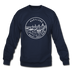 Maryland Sweatshirt - State Design Maryland Crewneck Sweatshirt - navy