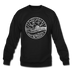 New Jersey Sweatshirt - State Design New Jersey Crewneck Sweatshirt - black
