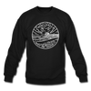 New Jersey Sweatshirt - State Design New Jersey Crewneck Sweatshirt - black