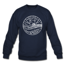 New Jersey Sweatshirt - State Design New Jersey Crewneck Sweatshirt - navy