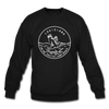 Louisiana Sweatshirt - State Design Louisiana Crewneck Sweatshirt - black