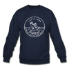 Louisiana Sweatshirt - State Design Louisiana Crewneck Sweatshirt - navy