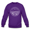Minnesota Sweatshirt - State Design Minnesota Crewneck Sweatshirt - purple