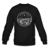 Minnesota Sweatshirt - State Design Minnesota Crewneck Sweatshirt - black