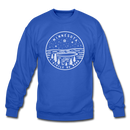 Minnesota Sweatshirt - State Design Minnesota Crewneck Sweatshirt - royal blue