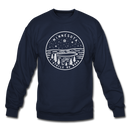 Minnesota Sweatshirt - State Design Minnesota Crewneck Sweatshirt - navy