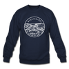 Mississippi Sweatshirt - State Design Mississippi Crewneck Sweatshirt - navy