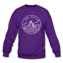 New Mexico Sweatshirt - State Design New Mexico Crewneck Sweatshirt - purple