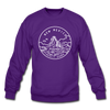 New Mexico Sweatshirt - State Design New Mexico Crewneck Sweatshirt - purple