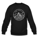 New Mexico Sweatshirt - State Design New Mexico Crewneck Sweatshirt - black