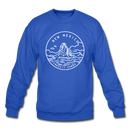 New Mexico Sweatshirt - State Design New Mexico Crewneck Sweatshirt - royal blue