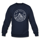 New Mexico Sweatshirt - State Design New Mexico Crewneck Sweatshirt - navy