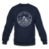 New Mexico Sweatshirt - State Design New Mexico Crewneck Sweatshirt - navy