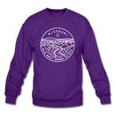 Missouri Sweatshirt - State Design Missouri Crewneck Sweatshirt - purple