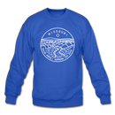 Missouri Sweatshirt - State Design Missouri Crewneck Sweatshirt - royal blue