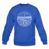 Missouri Sweatshirt - State Design Missouri Crewneck Sweatshirt - royal blue