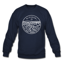 Missouri Sweatshirt - State Design Missouri Crewneck Sweatshirt - navy