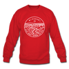 Missouri Sweatshirt - State Design Missouri Crewneck Sweatshirt - red