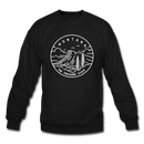 Montana Sweatshirt - State Design Montana Crewneck Sweatshirt - black
