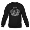 Montana Sweatshirt - State Design Montana Crewneck Sweatshirt - black