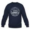 Nebraska Sweatshirt - State Design Nebraska Crewneck Sweatshirt - navy