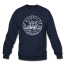 Nebraska Sweatshirt - State Design Nebraska Crewneck Sweatshirt - navy