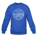 Nevada Sweatshirt - State Design Nevada Crewneck Sweatshirt - royal blue
