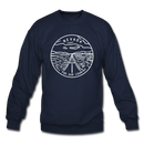 Nevada Sweatshirt - State Design Nevada Crewneck Sweatshirt - navy
