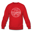 Nevada Sweatshirt - State Design Nevada Crewneck Sweatshirt - red