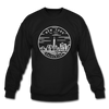 New York Sweatshirt - State Design New York Crewneck Sweatshirt - black