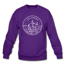 Oklahoma Sweatshirt - State Design Oklahoma Crewneck Sweatshirt - purple